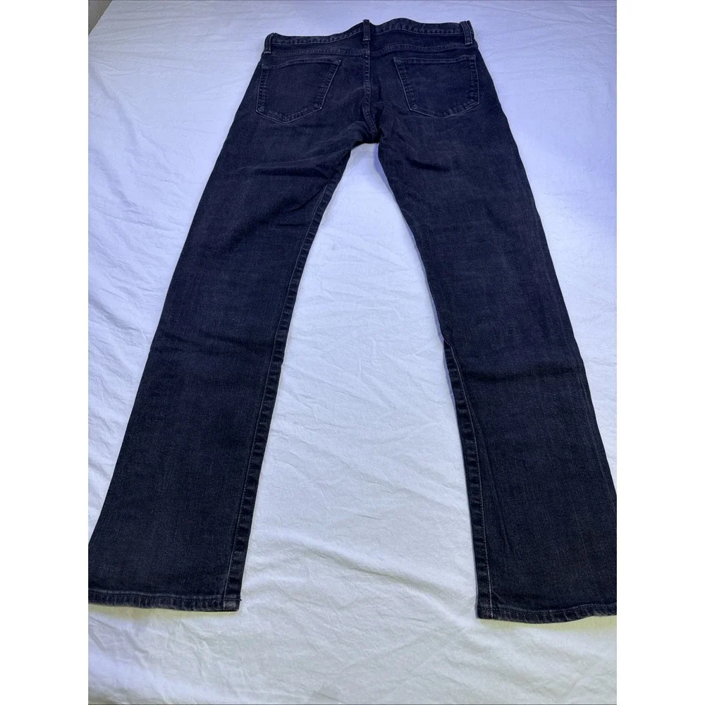 Uniqlo JEANS  Mens Size 32 x 32 Black Straight Leg Cotton Denim